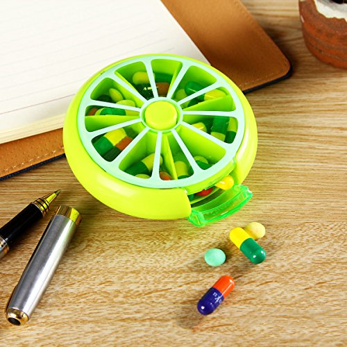 Cadillaps 7 Tage Medikament Box Tablettendose Vitamin Aufbewahrungsbox Pillendose - 6