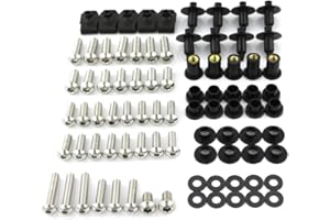 Xitomer Stainless Steel Fairing Bolts Kits Fit for CBR600RR 2007 2008 2009 2010 2011 2012 Mounting Kits Washers Nuts Fastenings Clips Grommets, Bodywork Screws