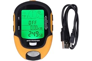 ACOUTO Misuratore Multifunzione GPS con Sensore Ad Alta Precisione, Altimetro, Manometro, Termometro, Igrometro, Impermeabile, Bussola, Ideale per Campeggio e attività all'aperto, IPX4