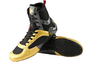 Leichtrit High-Top-Boxschuhe,Leichter Boxschuhe,rutschfeste Boxschuhe,Boxschuhe Damen,Atmungsaktiv Und Flexibel,rutschfest,Gummisohle,Weich,Geeignet FüR Jugend-,Jungen- Und Herren-Boxschuhe