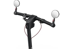 SEGWAY-NINEBOT Segway Rückspiegel für E-Scooter – 360° Verstellbarer HD Spiegel für mehr Sicherheit & Sicht – E Scooter Spiegel Zubehör für G-Serie E-Serie F-Serie ZT Serie Lenker Spiegel wieviele Zeichen