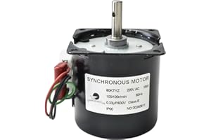 CHANCS 60KTYZ 220V Motoriduttore Sincrono 100/120RPM CW/CCW 18W Momento Mini motoriduttore elettrico