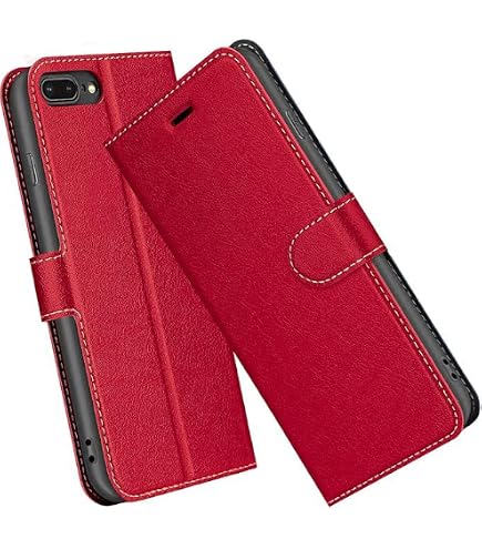 Saturcase, custodia per Apple iPhone 7 Plus / 8 Plus, in pelle sintetica, con chiusura magnetica, scomparti per carte di credito, custodia protettiva per Apple iPhone 7 Plus / 8 Plus BX-4