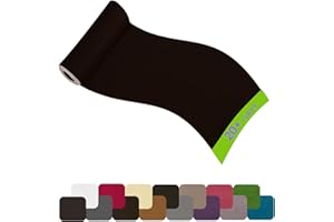 HOCOXW Simili Cuir Autocollant 10 X 160 cm, Patch de Réparation Cuir-Rouleau Adhesif Cuir-PU Patch Cuir Auto-adhésif Rénovation pour Canapé, Siège de Voiture, Sacs à Main, Vestes, Meubles.(Marron Foncé)