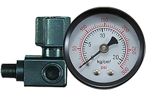 Bbagua GS110105 MANOMETRO Osmosi, Nero