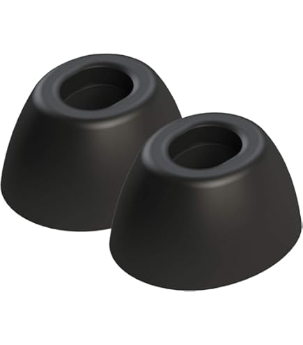 Keybudz HyperFoam oordopjes voor AirPods Pro 1e en 2e generatie, gepatenteerde comfortkern voor betere pasvorm en ruisonderdrukking, reserveopzetstukken