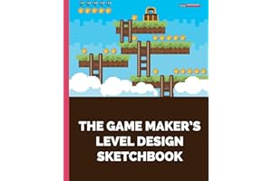 The Game Maker's Level Design Sketchbook: For indie game designers and game artists to sketch out game levels. Each page contains a pixel grid plus ... gift for game developers, designers & artists