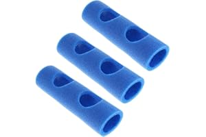 Tianbi Conector de fideos de piscina, conector de poste de natación, conector de 2 agujeros cruzados de EPE para fideos, conector de espuma para fideos de piscina