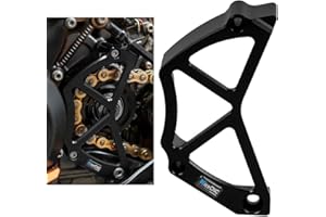 NICECNC Schwarz Case Saver Kettenschutz Vordere Kettenradabdeckung Compatible with KTM 790 Adventure S & R Models 2019-2023,790 DUK 2018-2023,890 Duke 2020-2023,890 Adventure S R Models 2021-2023
