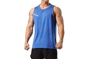 GYMAPE Hombre Atlético Entrenamiento Camisetas sin Mangas Sin Mangas Musculación Camisetas para Correr Entrenamiento Secado rápido Gimnasio Ropa Deportiva