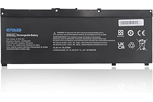 Oyomba SR04XL Batería para HP Omen 15 2018 15-CE0XX 15-CE015DX 15-DC0XX Pavilion 15-CB0XX 15-CX0XX 5-CB041NR 15-CX0056WM Series 917724-855 917678-1B1 HSTNN-DB7W HSTNN-IB7Z SR03XL