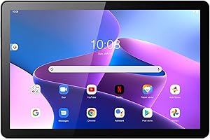 Lenovo Tab M10 (3rd Gen) - Tablet de 10.1" WUXGA (Unisoc T610, 4 GB de RAM, 64 GB ampliables hasta 2 TB, 2 Altavoces, WiFi + 