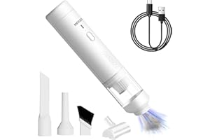 KEVIAN Aspirabriciole Senza Fili, Aspirapolvere Auto Potente 12000PA, 2in1 Aspirapolvere Portatile Senza Fili per Auto, Ricaricabile Aspirapolvere Auto per Auto, Ufficio