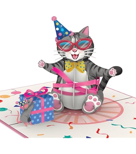 FRIUSATE Pop Up Birthday Cards With Lights And Music Singing Blowable Candles Happy Birthday