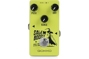 GOKKO Salem Boost Effect Pedal with Full Boost Modes Treble Booster (GK-60)