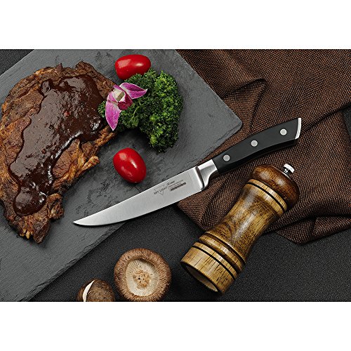SKY LIGHT Steakmesser Set 12cm, Küchenmesser 4 teilig scharfe
