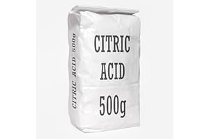 BlueBay Aquatics 500g - Citric Acid Anhydrous E330 Pharmaceutical Food Grade 100% Pure Bath Bombs