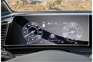 GAFAT folia ochronna na ekran wirtualnego kokpitu, szkło hartowane, folia ochronna na wyświetlacz do tablicy rozdzielczej Sportage NQ5, 9H, odporna na zarysowania, kompatybilna z Kia Sportage NQ5