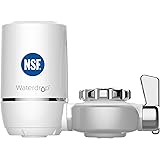 Waterdrop WD-FC-01 NSF Certified 320-Gallon Long-Lasting Water Faucet Filtration System, Faucet Filter, Tap Water Filter, Red