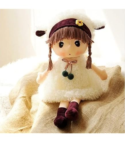 Poupée Chiffon Qchomee - 35cm Douce Et Détachable - Cadeau Pour Enfants - Multi-occasions