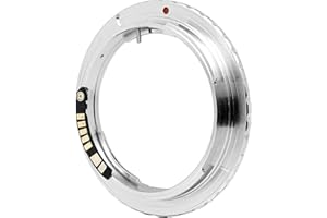 DIGITAL HD Bague adaptateur objectif Olympus OM – Canon EOS puce de confirmation Af compatible