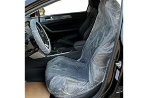 Rebeca Shop Coprisedili Trasparente USA e Getta 10pz. per Auto Copri Interni Anteriore Auto Universale (10)