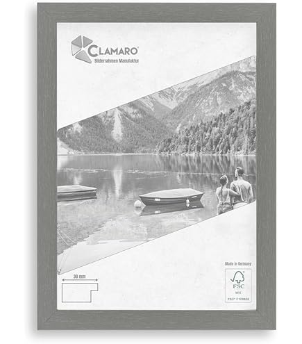 Clamaro 'COLLAGE' Picture Frame 90x90 Handmade | White