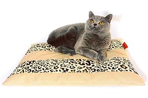 Halkalife Cat pillow with non-slip base, cat windowsill bed, cat shelf bed, cat mat, waterproof cat bed, cat nest (Panther)