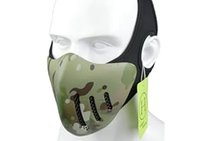 HANSTRONG GEAR Airsoft Taktische Metall Mesh Atmungs Schutz Halbe Gesichtsmaske