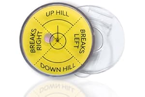 FRASER FITNESS Golf Green Reader Level Ball Marker with High Precision Putting Green Reading Aid | Level Head Golf Marker With Bubble Level Golf Secret Santa| True Aim Ball Marker Golf Secret Santa Gifts