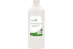 ALPENLAND HEIZUNGSWASSER Alpenland Destilliertes Wasser | 1 Liter | Destilliertes Wasser für medizinische Zwecke, Labor & Aquaristik | Osmosewasser Alternative | Kalkfreies Wassser für Bügeleisen, CPAP-Geräte & Kosmetik