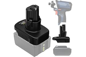 URUN for makita 18V Li-Ion to Bos.ch 12-V Li-Ion batteries adapter, for makita 18V lithium battery to convert to Bosch 12V lithium batteries, MT18BS12 converter for use with Bosch 12V cordless power tools