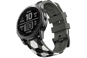 MYSNBKN Pasek do zegarka Garmin Fenix 5 / Fenix 5 Plus / Fenix 6 / Fenix 6 Pro / Fenix 7 / Forerunner 935/945, silikonowy pasek Quick-Fit o szerokości 22 mm, wiele kolorów