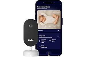 Owlet Dream Sight™ – Smart HD Video Baby Monitor with 2K Camera, Cry, Motion & Sound Alerts, Temp + Humidity Monitoring, Secure WiFi, 2-Way Talk, Compatible with Dream Sock