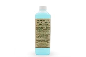 Comptoir d'Art - Brunisseur Métaux (0806) Noir Profond - Nécessite Neutralisant (0804) pour application sur Métaux Ferreux (500mL)