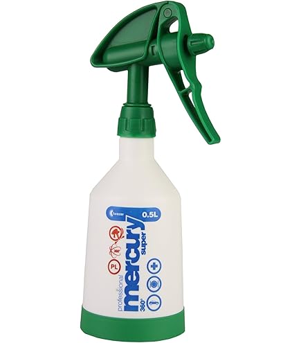 detailmate gemaakt door Kwazar Mercury Super PRO 360 graden spuitfles 0,5 liter, Double Action Trigger, wit