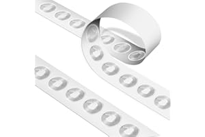 INNOHHUSTLE 50 Pcs NFC Tags Sticker with Original NTAG215 Chip NFC Stickers Adhesive Labels Transparent RFID Tags Rewritable 504 Bytes Memory Suitable for All NFC-Enabled Devices and Smartphones