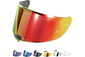 EvoParts Visiera per casco LS2 FF811 VECTOR 2 CITATION 2 (Rosso)