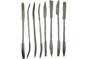 XGAGHB BENSON 8x Raspelfeilen-Set für Holz, Specksteinfeilen, Raspeln