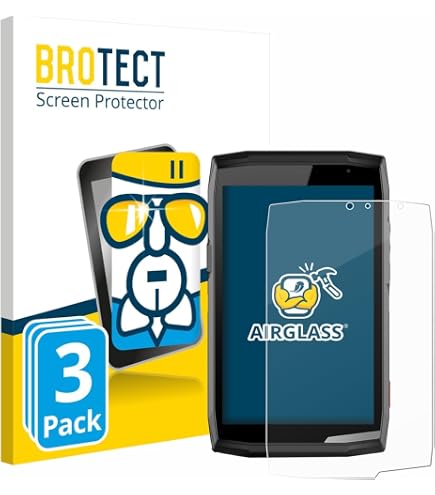Protection Écran Verre Trempé AtFoliX Pour Unitech EA600 - 9H, Anti-Choc, Made In Germany