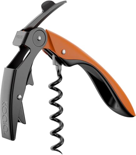 Koala Spain Tire-bouchon High Tech à deux temps avec onglet automatique breveté, couleur rose Koala Spain Tire-bouchon High Tech à deux temps avec onglet automatique breveté, couleur rose