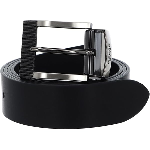 Florsheim Men's 34mm Leather Ratchet Track Belt - Full Grain Leather With Quick Release Buckle