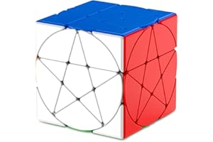 ROXENDA Speed Cube, Cubo Mágico Estrella Suave, Rompecabezas para Niños y Adultos para Disfrutar de Diversión Mental en Casa, Escuela o Fiesta