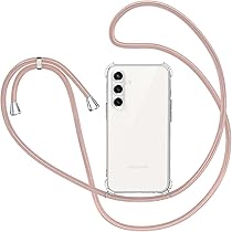 Custodia Per IPhone 16 Pro Con Laccio - Design Floreale, Silicone Morbido, Antiurto, Colore Beige - Foto 7