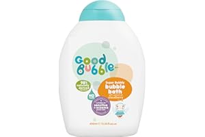 Good Bubble Bubble Bath With Cloudberry Extract- 400ml Tear-Free Baby Bubble Bath For Sensitive & Eczema-Prone Skin - Sulphate-Free Bubble Bath For Toddlers