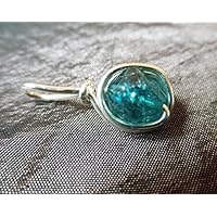 Filigraner Kettenanhänger Edelstein Kyanit - versilbert