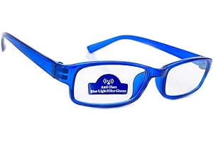 MFAZ Morefaz Ltd Slim damskie męskie okulary do czytania +0,50 +0,75 +1,0 +1,5 +2,0 +2,5 filtr niebieskiego światła, okulary chroniące przed oślepieniem, odporne na zarysowania obiektyw do komputera