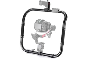 Tilta RS4 RS4 Pro Basic Ring Grip Plus Kompatibel mit DJI RS4/RS4 Pro/RS3/RS3 Pro/RS2 Gimbal, Handheld Ring Grip Dual Handlebar Ring TGA-PRG