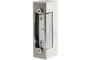 Tesa Assa Abloy CELCARAUD, CERCARAUD, Serratura elettrica anteriore automatica con sblocco manuale, senza finitura, Sin Frente