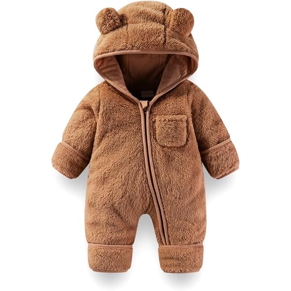 Baby Girls Snow Suits Infant Hooded Romper Coat For Toddler Boys Girls Down Jacket Set Long Sleeve Windproof Winter Baby Girl Clothes 0-3 Months